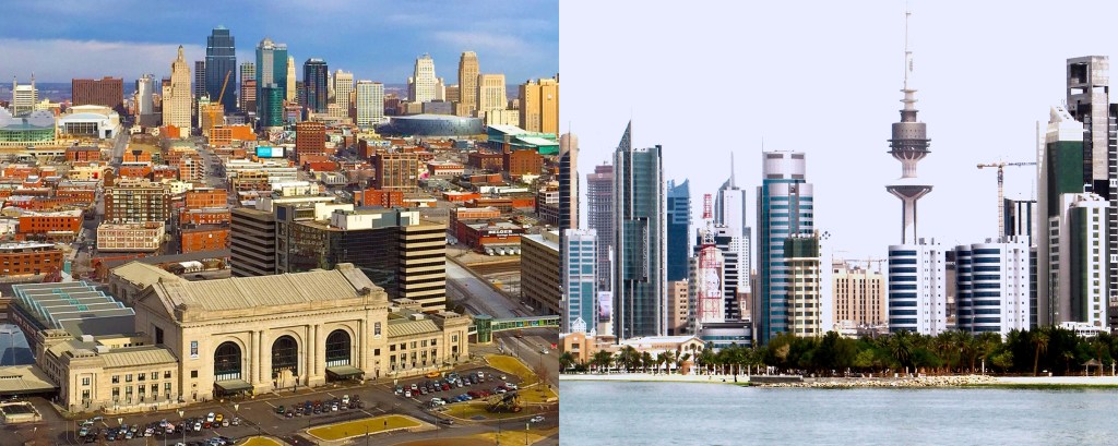 Similarities between Kansas City and Kuwait&nbsp;City