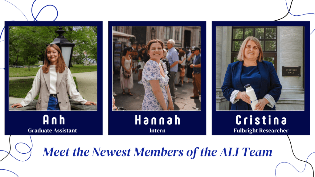 Meet the Newest Members of the ALI Team!