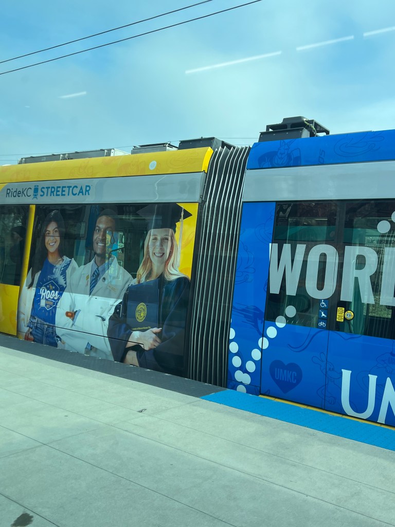 Image of exterior of Kansas City streetcar
